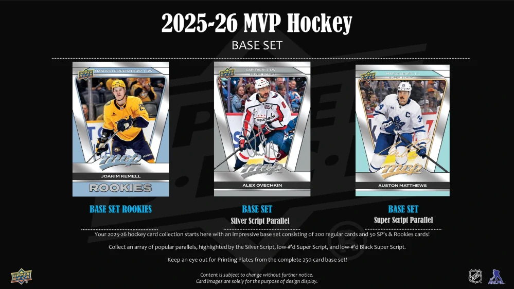 2025-26 UD MVP - Hobby Box