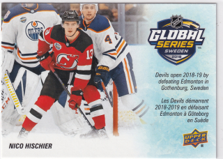 2019-20 UD Tim Hortons Collector's Series - Nico Hischier - Season Events