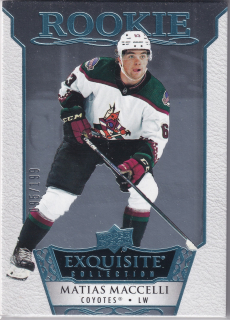 2022-23 UD Ice - Matias Maccelli - Exquisite Collection /349