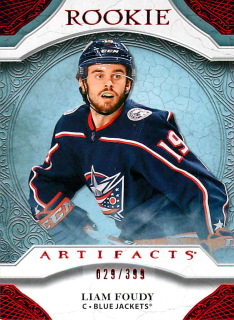 2020-21 UD Artifacts - Liam Foudy - Rookie Ruby /399 #162