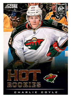 2013-14 Score - Charlie Coyle - Hot Rookies #609
