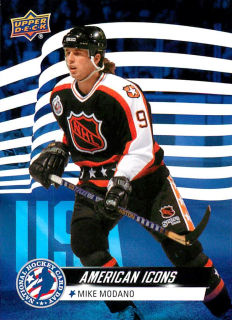 2022 UD National Hockey Card Day - Mike Modano - American Icons #USA-13