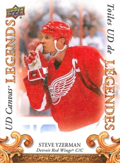 2022-23 UD Tim Hortons Legends - Steve Yzerman - UD Canvas Legends #CL-7