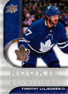 2020-21 UD Trilogy - Timothy Liljegren - Rookie Renditions #RR-26