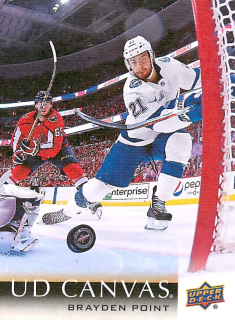 2018-19 UD Series 1 - Brayden Point - Canvas #C74