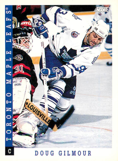 1993-94 Score - Doug Gilmour (French) #66