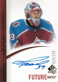 2020-21 UD SP Authentic - Pavel Francouz - Future Watch Auto Retro /399 #RFWA-PF