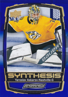 2023-24 UD Engrained - Yaroslav Askarov - Synthesis Blue #S-50
