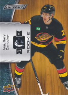 2023-24 UD Engrained - Aatu Raty - 2022-23 Rookie /399 #184