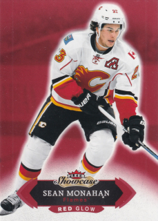 2016-17 UD Fleer Showcase - Sean Monahan - Red Glow #60