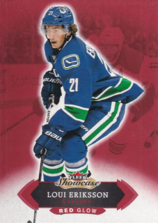 2016-17 UD Fleer Showcase - Louie Eriksson - Red Glow #24