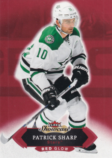 2016-17 UD Fleer Showcase - Patrick Sharp - Red Glow #93