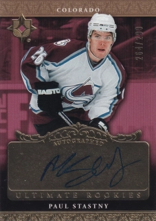 2006-07 UD Ultimate - Paul Stastny - Autographed Ultimate Rookies /299 #108