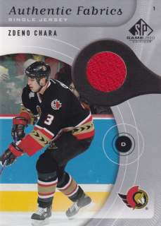 2005-06 UD SP Game Used - Zdeno Chára - Authentic Fabrics #AF-ZC