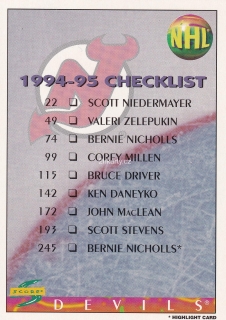 1994-95 Score - Checklist č.269